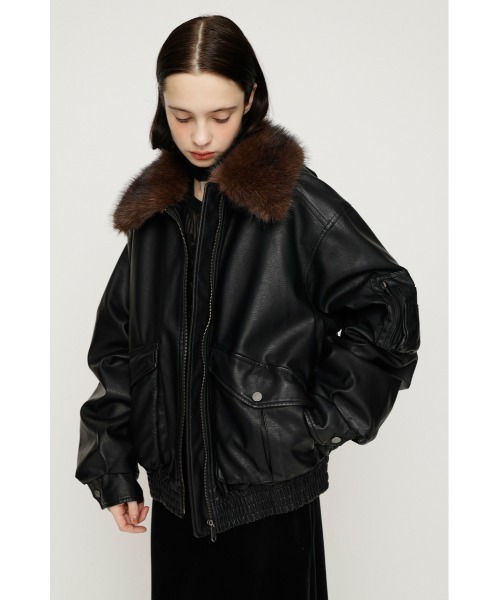 SLY（スライ）の「【26AW受注会大人気アウター！】WASHED PUFFER BZ ウォッシュドパッファーブルゾン 秋服 冬服（ブルゾン・レディース・ブラウン系その他2/ダークブラック/ベージュ系その他/バーガンディー/ブラック・FREE）」の19枚目の写真