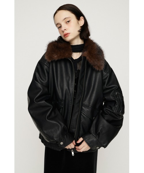 SLY（スライ）の「【26AW受注会大人気アウター！】WASHED PUFFER BZ ウォッシュドパッファーブルゾン 秋服 冬服（ブルゾン・レディース・ブラウン系その他2/ダークブラック/ベージュ系その他/バーガンディー/ブラック・FREE）」の20枚目の写真
