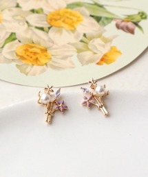 ミニブーケピアス
