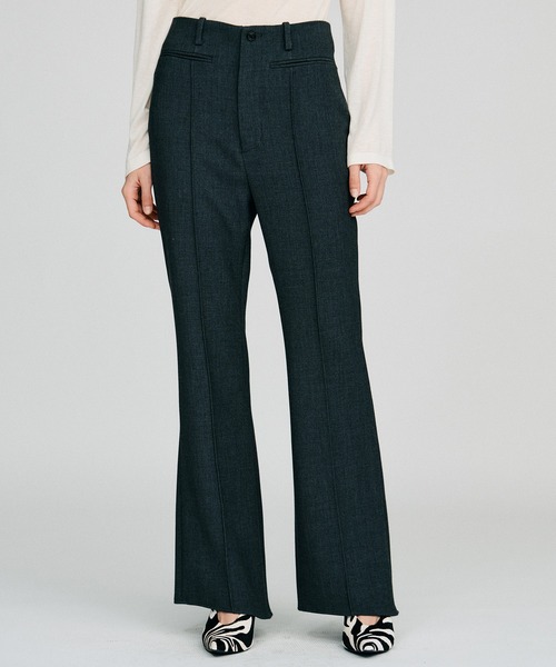 PRANK PROJECT(プランクプロジェクト)の「【2026Autumn Pre-Order】ハイウエストスリムフレアパンツ / High-Waist Slim Flare Pants(その他パンツ・レディース・ブラック/チャコールグレー・38/36)」の12枚目の写真