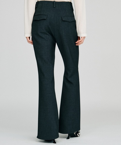 PRANK PROJECT(プランクプロジェクト)の「【2026Autumn Pre-Order】ハイウエストスリムフレアパンツ / High-Waist Slim Flare Pants(その他パンツ・レディース・ブラック/チャコールグレー・38/36)」の14枚目の写真