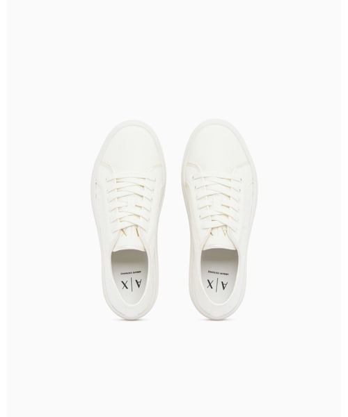 ARMANI EXCHANGE(アルマーニエクスチェンジ)の「【A|X アルマーニ エクスチェンジ】<ZOZO限定>オールオーバーエンボスロゴ チャンキーレースアップスニーカー(スニーカー・レディース・ブラック/オフホワイト・35/37/39/36/38)」の9枚目の写真