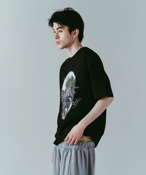 Knuth Marf（クヌースマーフ）の「rhinestone graphic tee(unisex)（Tシャツ/カットソー・レディース・ブラック/ブラウン・FREE）」の12枚目の写真