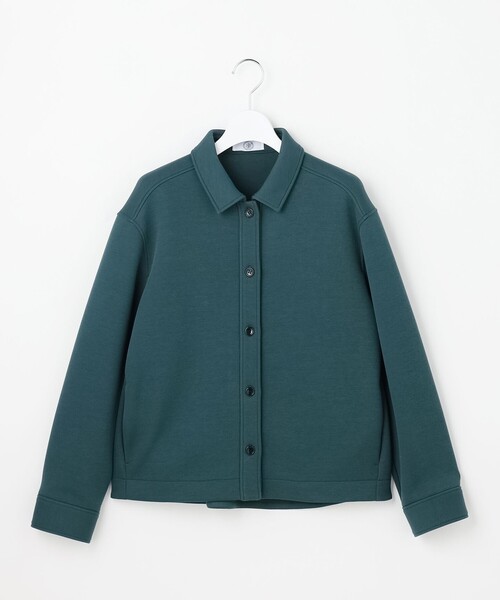J.PRESS（ジェイプレス）の「【WEB限定・季節の変わり目に】ダンボールジャージー シャツ（シャツ/ブラウス・レディース・ライトグレー系/ネイビー系/グレー系/ピーコックグリーン系・T13/T15）」の15枚目の写真