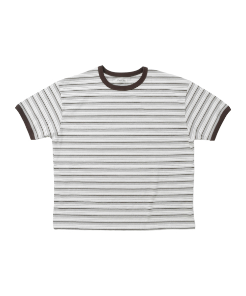 TWOSPC(トゥースペイス)の「ベーシックリンガーTシャツ(Tシャツ/カットソー・レディース・その他・0/1/2)」の1枚目の写真