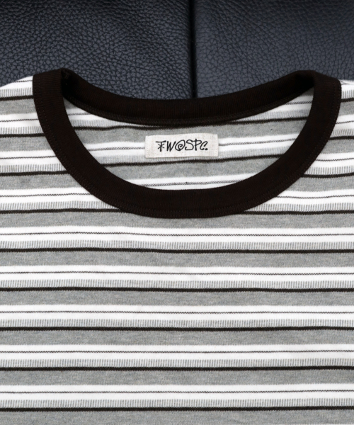 TWOSPC(トゥースペイス)の「ベーシックリンガーTシャツ(Tシャツ/カットソー・レディース・その他・0/1/2)」の2枚目の写真