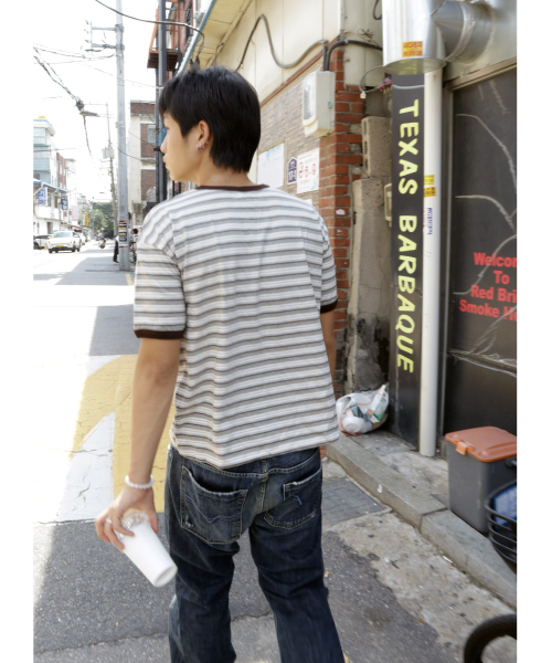 TWOSPC(トゥースペイス)の「ベーシックリンガーTシャツ(Tシャツ/カットソー・レディース・その他・0/1/2)」の7枚目の写真