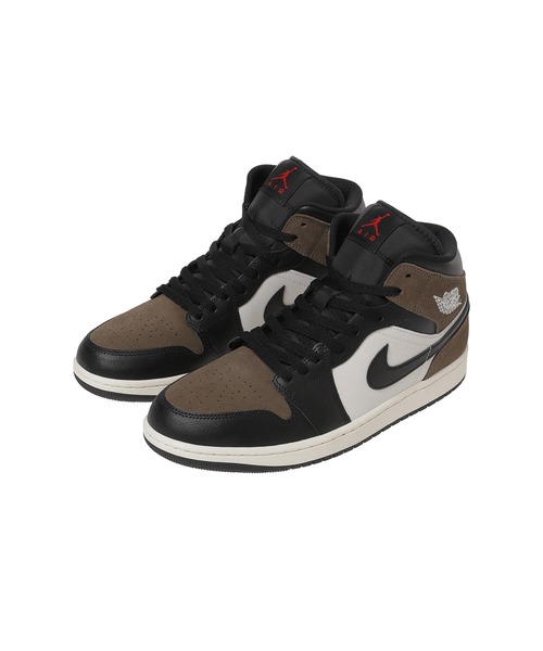 JORDAN BRAND（ジョーダンブランド）の「AIR JORDAN 1 MID DQ8426-007（スニーカー・メンズ・ブラウン・28cm/29cm/27cm/26.5cm/26cm/27.5cm/28.5cm）」の3枚目の写真