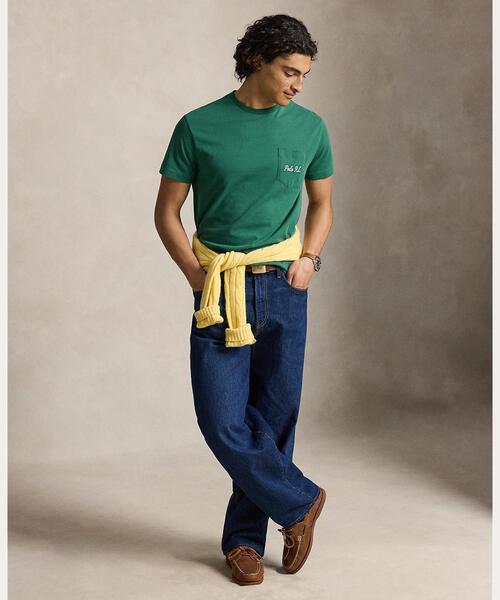 POLO RALPH LAUREN（ポロ ラルフ ローレン）の「クラシック フィット Polo ベア ジャージー Tシャツ（Tシャツ/カットソー・メンズ・グリーン・S/M/L/XS/XL）」の6枚目の写真