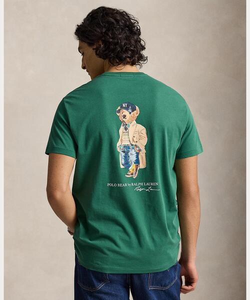 POLO RALPH LAUREN（ポロ ラルフ ローレン）の「クラシック フィット Polo ベア ジャージー Tシャツ（Tシャツ/カットソー・メンズ・グリーン・S/M/L/XS/XL）」の5枚目の写真