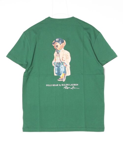 POLO RALPH LAUREN（ポロ ラルフ ローレン）の「クラシック フィット Polo ベア ジャージー Tシャツ（Tシャツ/カットソー・メンズ・グリーン・S/M/L/XS/XL）」の2枚目の写真