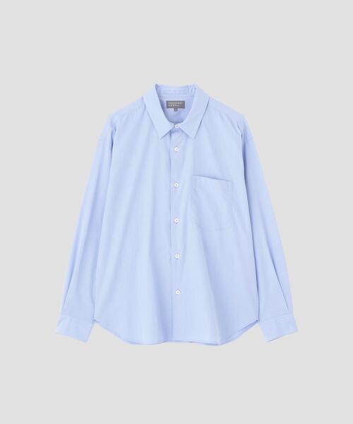 MARGARET HOWELL(マーガレットハウエル)の「COMPACT COTTON END ON END(シャツ/ブラウス・メンズ・ブルー・LARGE/MEDIUM/SMALL)」の7枚目の写真