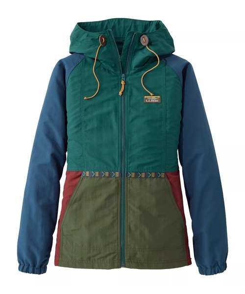 L.L.Bean(エルエルビーン)の「マウンテン・クラシック・フルジップ・ジャケット、マルチカラー 米国フィット・プチ(マウンテンパーカー・レディース・グリーン系その他・X-SMALL/LARGE/MEDIUM/SMALL)」の1枚目の写真