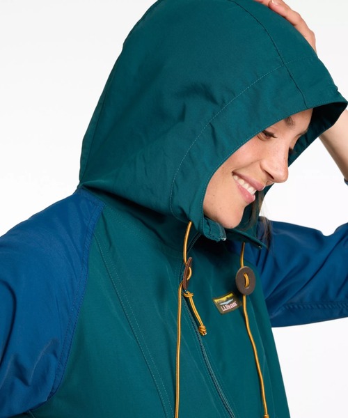 L.L.Bean(エルエルビーン)の「マウンテン・クラシック・フルジップ・ジャケット、マルチカラー 米国フィット・プチ(マウンテンパーカー・レディース・グリーン系その他・X-SMALL/LARGE/MEDIUM/SMALL)」の6枚目の写真