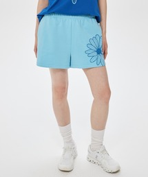 SWEAT SHORTS FLOWER / スウェット ショーツ フラワー