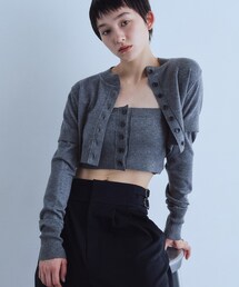 CODE A（コードエー）の「modular button knit cardigan（カーディガン/ボレロ）」