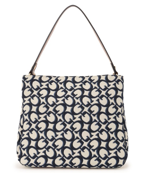 Guess（ゲス）の「NEWPORT Bucket Crossbody（ショルダーバッグ・レディース・ホワイト/ネイビー・ONE SIZE）」の3枚目の写真