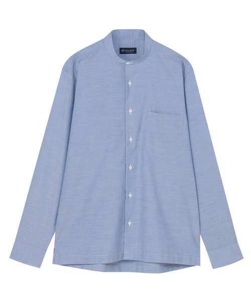 TOKYO SHIRTS(トウキョウシャツ)の「カジュアルシャツ スタンドカラー 長袖 メンズ(シャツ/ブラウス・メンズ・ブルー・L/LL)」の1枚目の写真