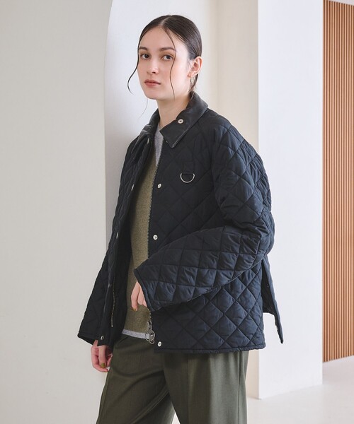 Barbour(バブアー)の「【別注】<Barbour>SPEY キルティングジャケット(その他アウター・レディース・ブラック/ナチュラル・36/38)」の1枚目の写真