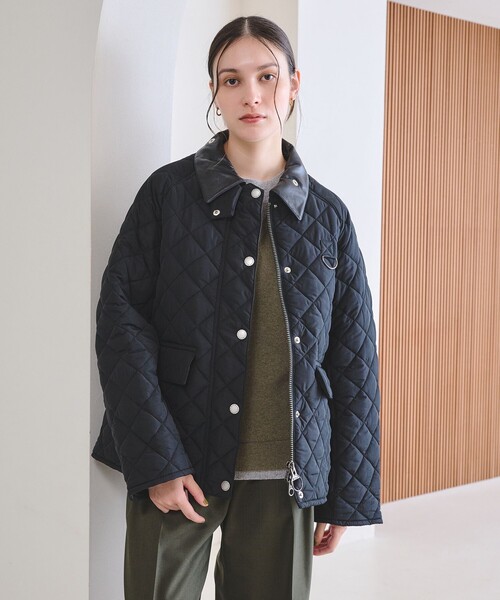 Barbour(バブアー)の「【別注】<Barbour>SPEY キルティングジャケット(その他アウター・レディース・ブラック/ナチュラル・36/38)」の10枚目の写真