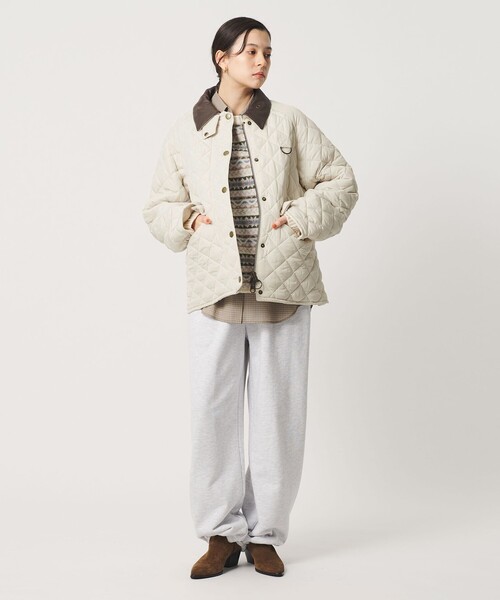 Barbour(バブアー)の「【別注】<Barbour>SPEY キルティングジャケット(その他アウター・レディース・ブラック/ナチュラル・36/38)」の3枚目の写真