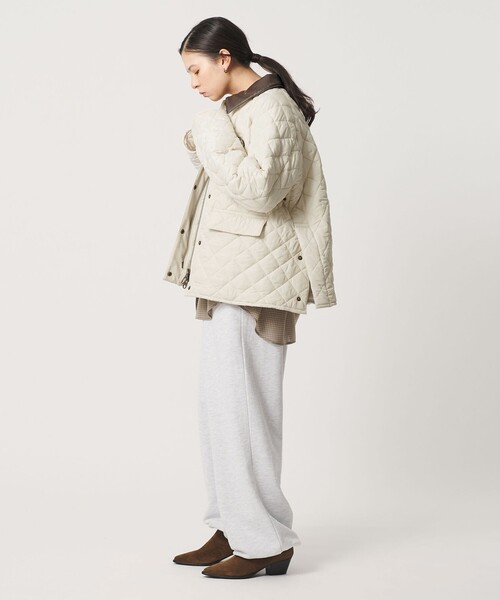 Barbour(バブアー)の「【別注】<Barbour>SPEY キルティングジャケット(その他アウター・レディース・ブラック/ナチュラル・36/38)」の4枚目の写真