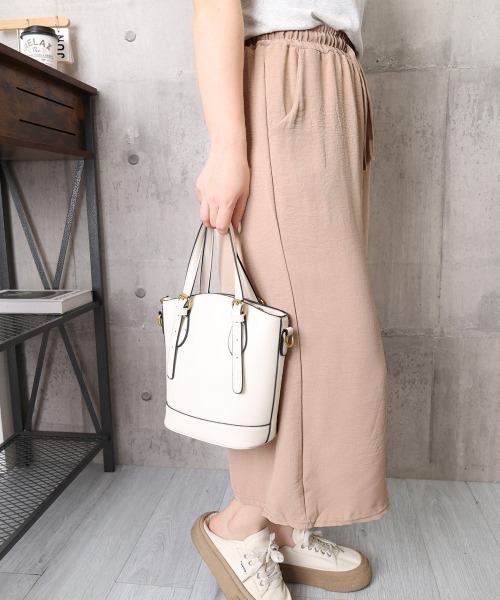 Miniministore(ミニミニストア)の「ワイドパンツ ガウチョパンツ レディース(その他パンツ・レディース・ベージュ/ブラック・FREE)」の10枚目の写真