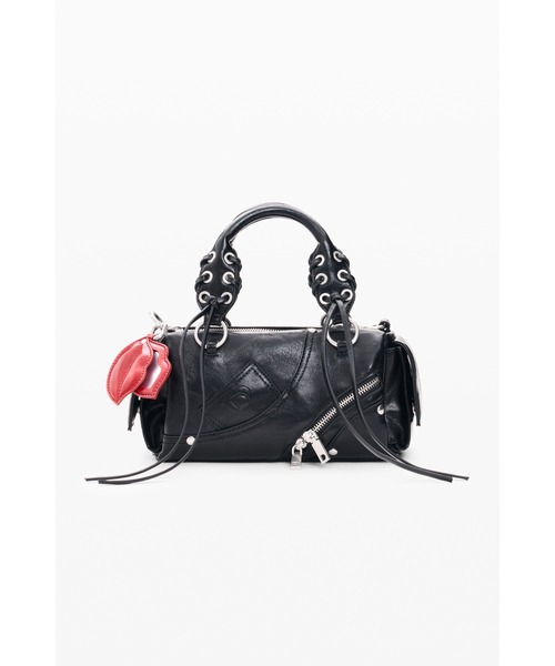 Desigual(デシグアル)の「Mini Quilted Boston Bag / ミニキルティッドボストンバッグ(ハンドバッグ・レディース・ブラック・FREE)」の2枚目の写真
