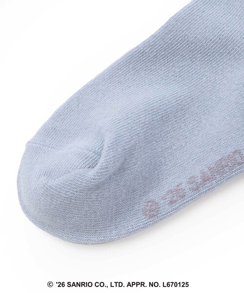 SLAP SLIP(スラップスリップ)の「【サンリオキャラクターズxSLAPSLIP】フリル付きソックス(13~21cm)(ソックス/靴下・キッズ・オフホワイト/ブルー・S/M/L)」の7枚目の写真