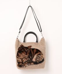 【TERESA CAMBI/テレサカンビ】 GATTO SEDUTO 2wayトートバッグ