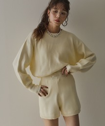 bohmal（ボマール）の「【セット商品】 プルオーバーニット ショートパンツ 2点セット セットアップ（ニット/セーター）」