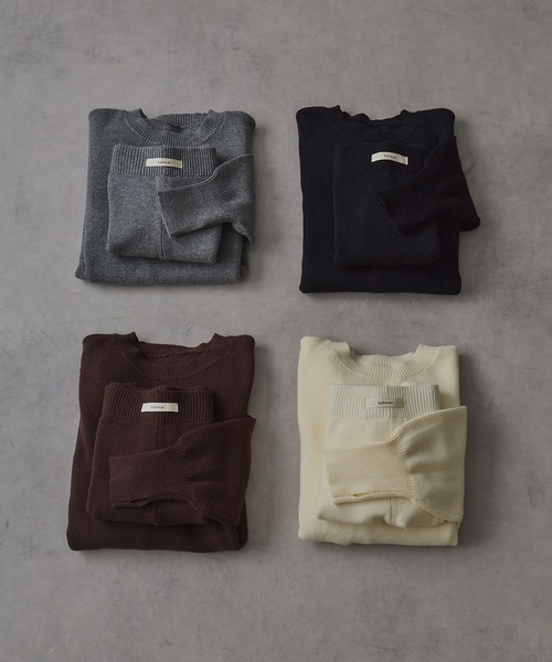 bohmal(ボマール)の「【セット商品】 プルオーバーニット ショートパンツ 2点セット セットアップ(ニット/セーター・レディース・ブラック/ブラウン/アイボリー/チャコールグレー・FREE)」の14枚目の写真