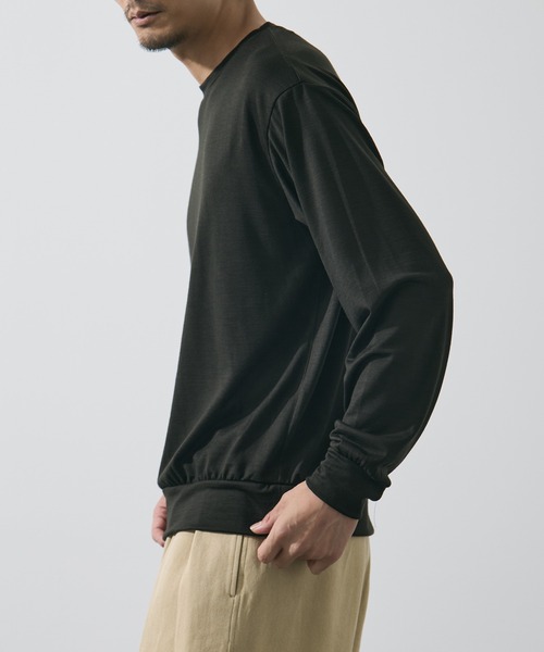marka(マーカ)の「【MARKAWARE/marka/マーカ】CREW NECK L/S TEE(Tシャツ/カットソー・メンズ・オリーブ/レッド・2/1)」の12枚目の写真