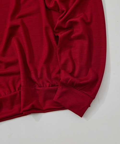 marka(マーカ)の「【MARKAWARE/marka/マーカ】CREW NECK L/S TEE(Tシャツ/カットソー・メンズ・オリーブ/レッド・2/1)」の9枚目の写真