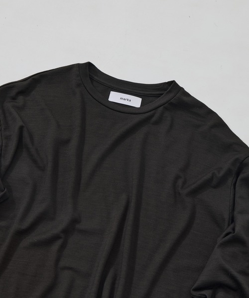 marka(マーカ)の「【MARKAWARE/marka/マーカ】CREW NECK L/S TEE(Tシャツ/カットソー・メンズ・オリーブ/レッド・2/1)」の16枚目の写真