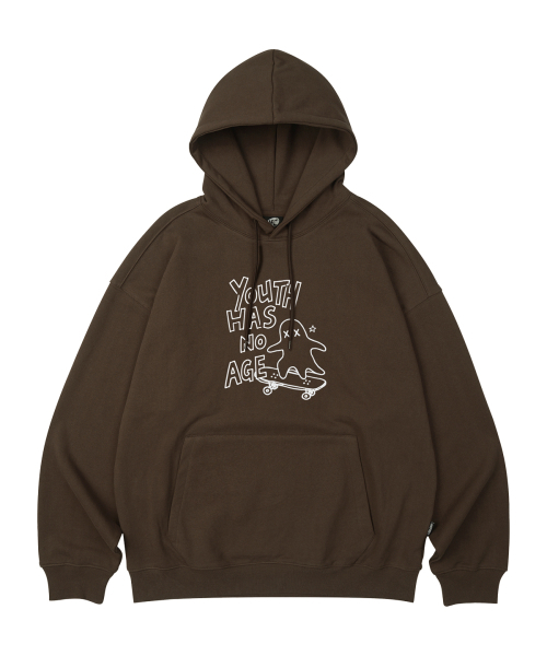 WILDROCK(ワイルドロック)の「SKATER GHOST オーバーサイズフーディ_10 COL(パーカー・レディース・ブラック/ベージュ/ネイビー/ブラウン/ピンク/ブルー/アイボリー/ダークグレー/バーガンディー/チャコール・SMALL/MEDIUM/LARGE)」の12枚目の写真