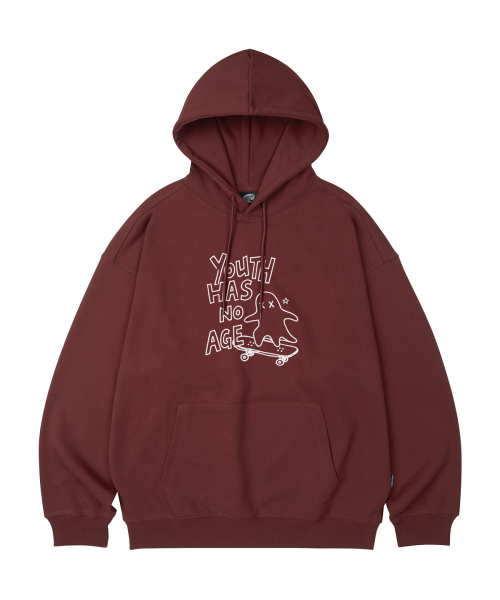 WILDROCK(ワイルドロック)の「SKATER GHOST オーバーサイズフーディ_10 COL(パーカー・レディース・ブラック/ベージュ/ネイビー/ブラウン/ピンク/ブルー/アイボリー/ダークグレー/バーガンディー/チャコール・SMALL/MEDIUM/LARGE)」の17枚目の写真