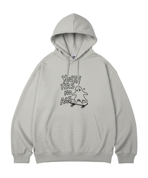 WILDROCK(ワイルドロック)の「SKATER GHOST オーバーサイズフーディ_10 COL(パーカー・レディース・ブラック/ベージュ/ネイビー/ブラウン/ピンク/ブルー/アイボリー/ダークグレー/バーガンディー/チャコール・SMALL/MEDIUM/LARGE)」の19枚目の写真