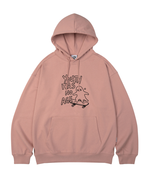 WILDROCK(ワイルドロック)の「SKATER GHOST オーバーサイズフーディ_10 COL(パーカー・レディース・ブラック/ベージュ/ネイビー/ブラウン/ピンク/ブルー/アイボリー/ダークグレー/バーガンディー/チャコール・SMALL/MEDIUM/LARGE)」の20枚目の写真