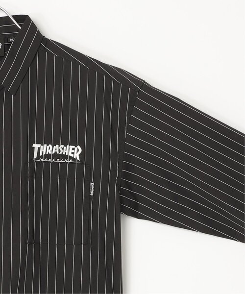 VENCEEXCHANGE(ヴァンスエクスチェンジ)の「THRASHER スラッシャー ストライプシャツ(シャツ/ブラウス・メンズ・グレー/サックスブルー/ブラック・M/L/LL)」の7枚目の写真