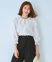 SQUARE LACE ブラウス