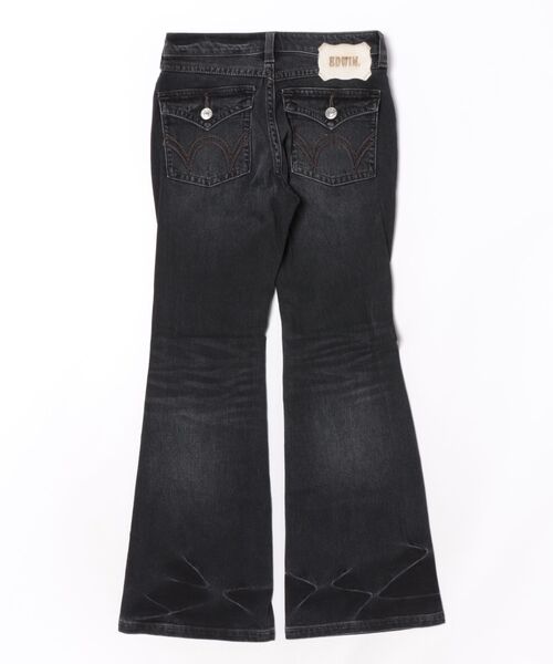 EDWIN(エドウィン)の「EDWIN LADIES TIME CODE 00s クラフトステッチ フレアデニムパンツ(デニムパンツ・レディース・ブラック系その他/ダークインディゴブルー/ライトインディゴブルー・LARGE/X-SMALL/SMALL/MEDIUM)」の4枚目の写真