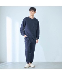 Hotcott（ホットコット）の「綿あったか・中わたキルトパジャマメンズ【身生地綿100%】（ルームウェア/パジャマ）」