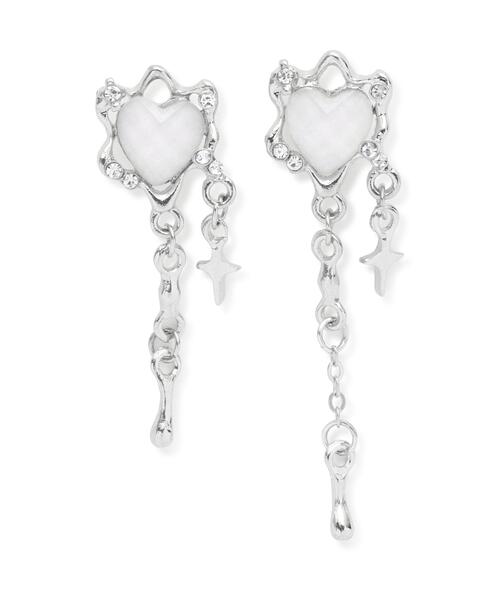 SIS(エスアイエス)の「SIS/エスアイエス/pierced earrings 9(イヤリング・レディース・シルバー・F)」の1枚目の写真