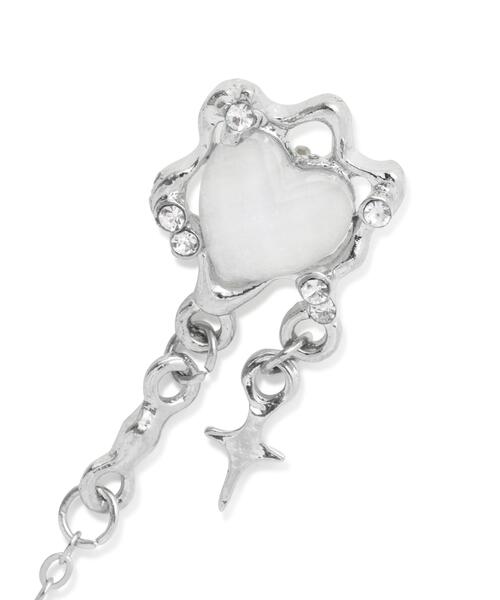 SIS(エスアイエス)の「SIS/エスアイエス/pierced earrings 9(イヤリング・レディース・シルバー・F)」の2枚目の写真
