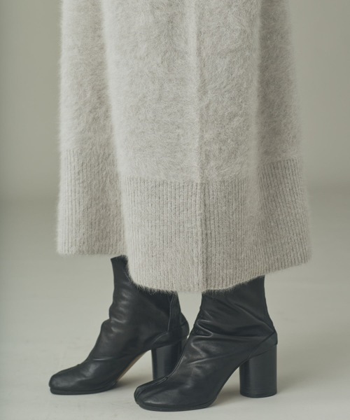 Curensology(カレンソロジー)の「Curensology(カレンソロジー)/FOXカシミヤニットワンピース(ワンピース・レディース・ブラウン系その他/ブラック/オフホワイト・FREE)」の16枚目の写真