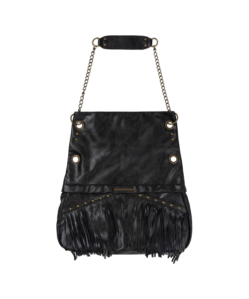 FANCY CLUB(ファンシークラブ)の「フリンジ折りたたみチェーンバッグ (BLACK) F26ZE406(メッセンジャーバッグ・レディース・その他・FREE)」の8枚目の写真