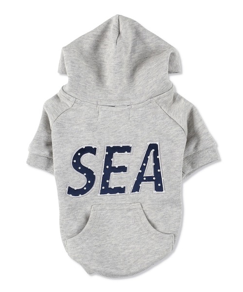 WIND AND SEA グレー 犬服 S DOT SEA PATCH DOG SWEAT（ペットウェア）｜WIND AND SEA（ウィン