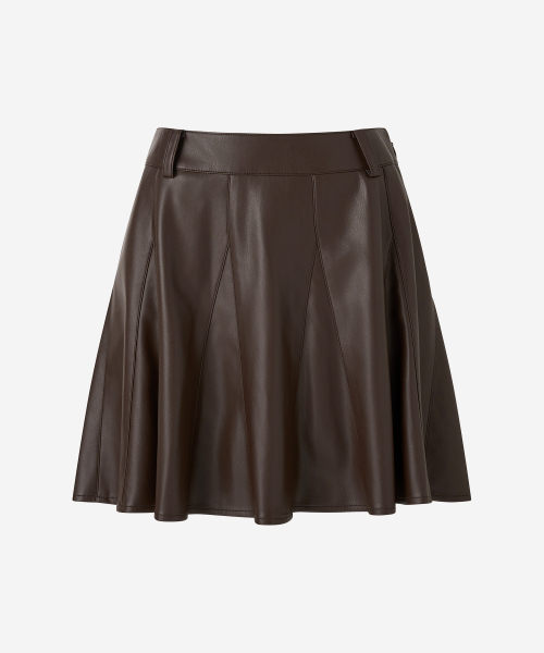 LORDLOAR(ロードロアル)の「フェイクレザーフレアスカート ブラウン(スカート・レディース・その他・X-SMALL/SMALL/MEDIUM/LARGE)」の4枚目の写真