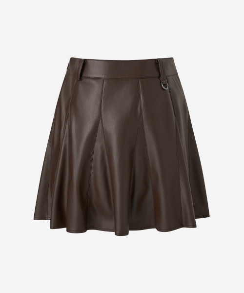LORDLOAR(ロードロアル)の「フェイクレザーフレアスカート ブラウン(スカート・レディース・その他・X-SMALL/SMALL/MEDIUM/LARGE)」の5枚目の写真